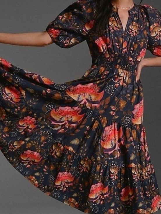 Anthropologie Dresses & Skirts - Anthropologie Conditions Apply Floral Maxi Dress